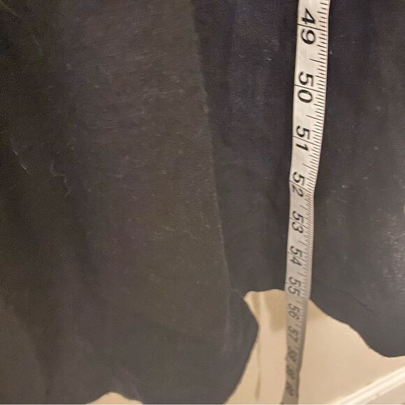 A New Day Crewel Maxi A-Line linen Dress black white embroidery sun dress XXL - Picture 10 of 14